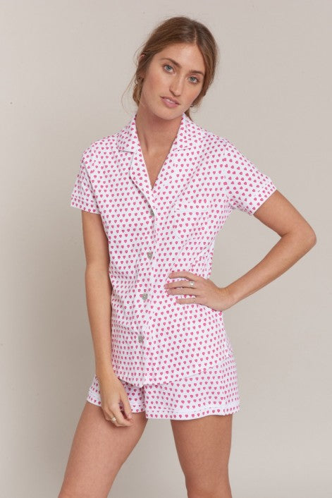 Hearts Polo Pajama Set Apparel & Accessories Roller Rabbit   