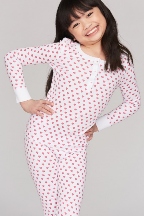 Kids Heart Pajama Set Apparel Roller Rabbit   