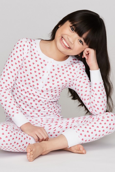 Kids Heart Pajama Set Apparel Roller Rabbit   