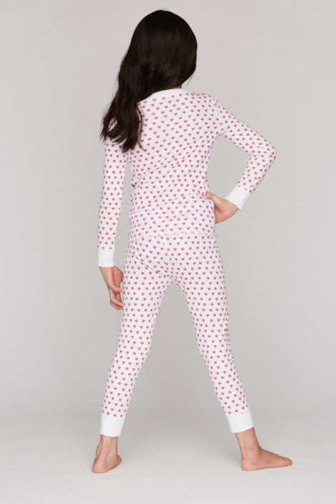 Childrens cheap heart pyjamas