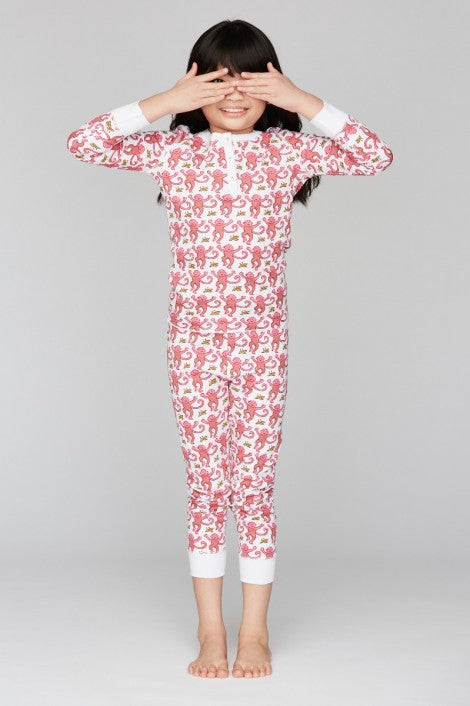 Kids Monkey Pajama Set Apparel Roller Rabbit   
