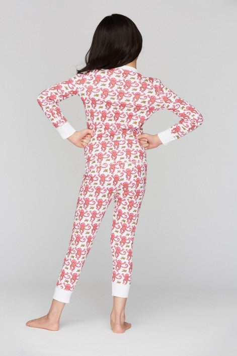 Kids Monkey Pajama Set Apparel Roller Rabbit   