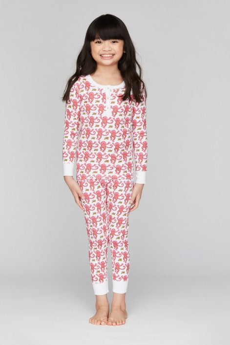 Kids Monkey Pajama Set Apparel Roller Rabbit   