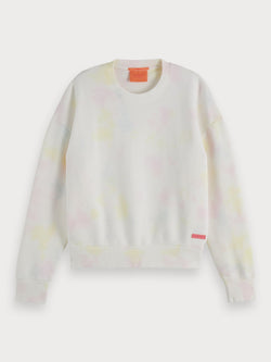 Tie Dye Dropped Shoulder Sweatshirt Apparel Scotch & Soda   