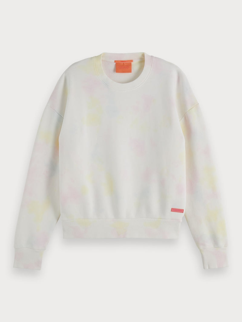 Tie Dye Dropped Shoulder Sweatshirt Apparel Scotch & Soda   