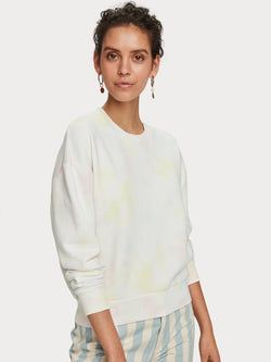 Tie Dye Dropped Shoulder Sweatshirt Apparel Scotch & Soda Extra Small Tie Dye 