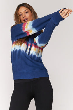 Tie Dye Raglan Hoodie Apparel Spiritual Gangster   