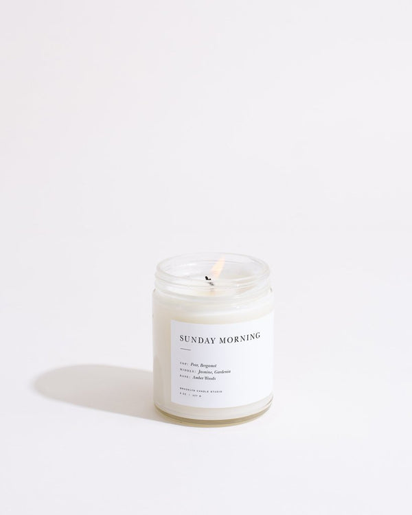 Sunday Morning Minimalist Candle Accessories Brooklyn Candle Studio   