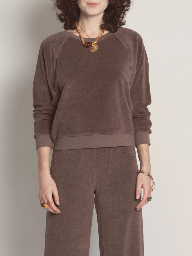 The Saba Raglan Top in Terry  Suzie Kondi   