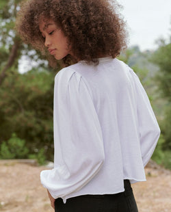 Pleat Sleeve Top Apparel The Great   