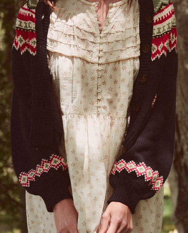 The Holiday Fair Isle Sophmore Cardigan Apparel & Accessories The Great   