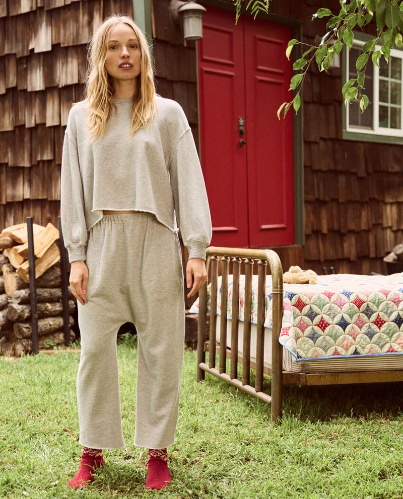 The Sweatshirt Lounge Crop Apparel & Accessories The Great   