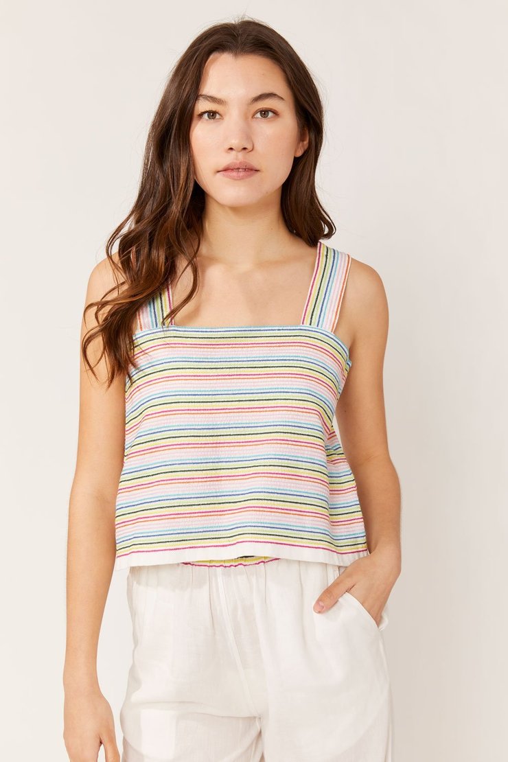 The Leila Top Apparel Solid & Striped   