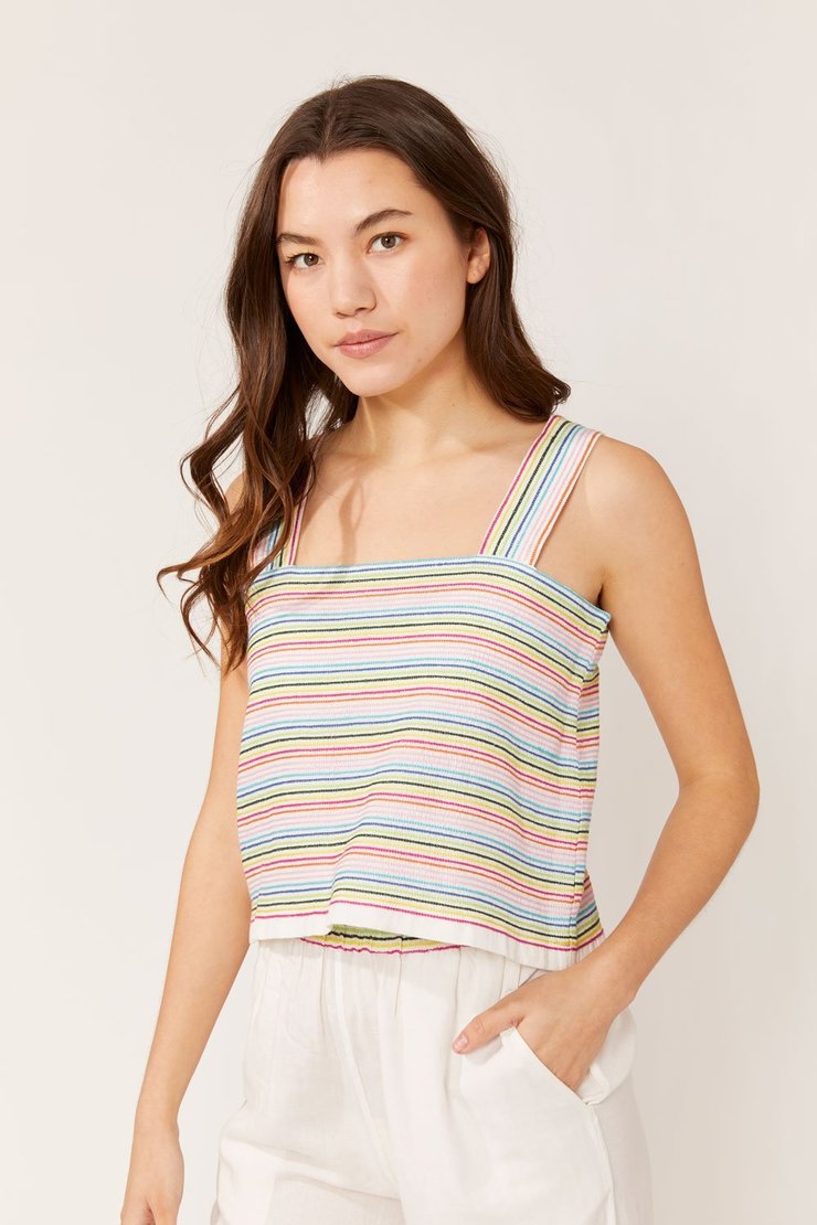 The Leila Top Apparel Solid & Striped   
