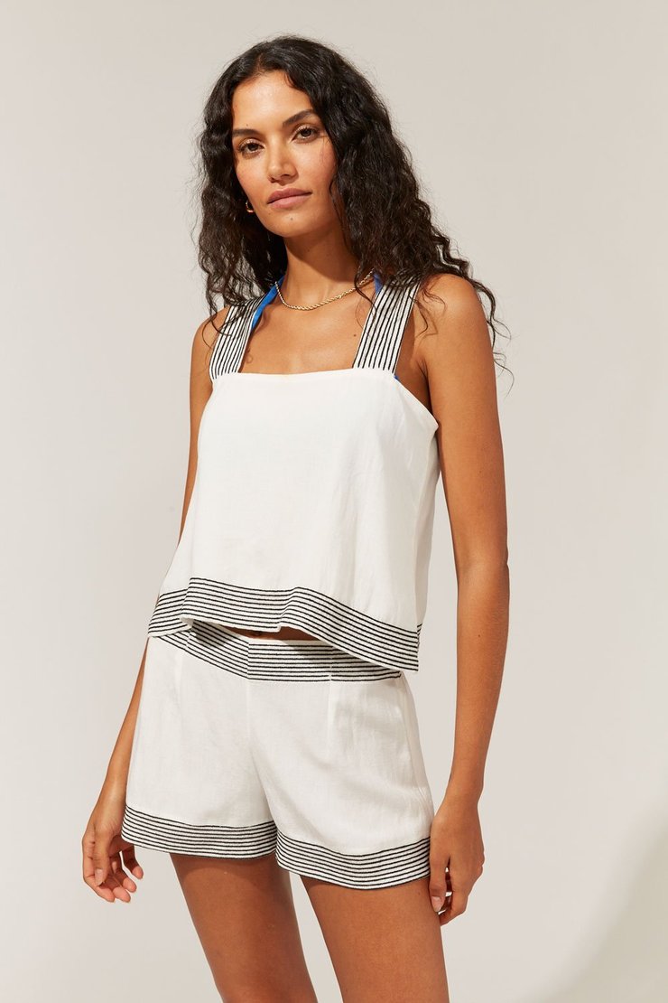 The Lenox Short Apparel Solid & Striped   