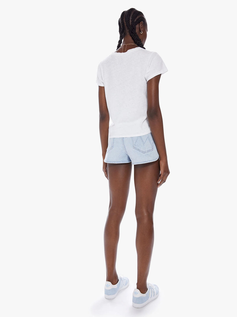 The Tippy Top Frisky Zip Matinee  Mother Denim   