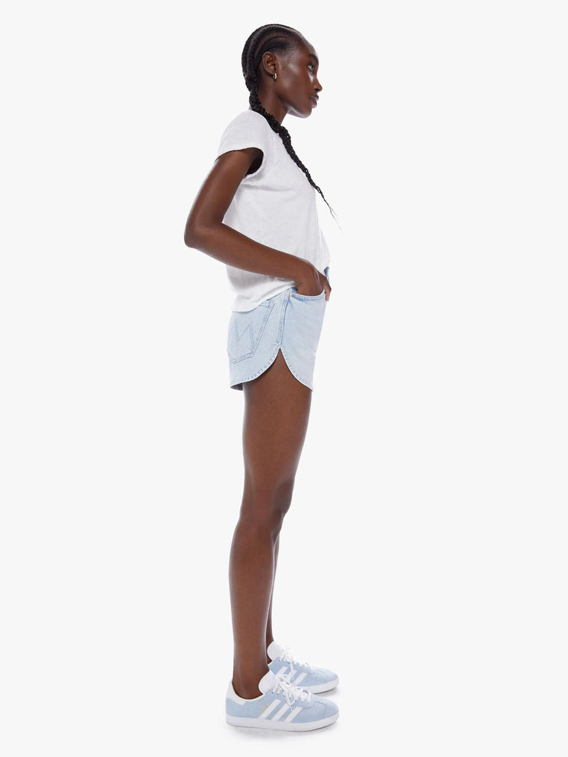 The Tippy Top Frisky Zip Matinee  Mother Denim   