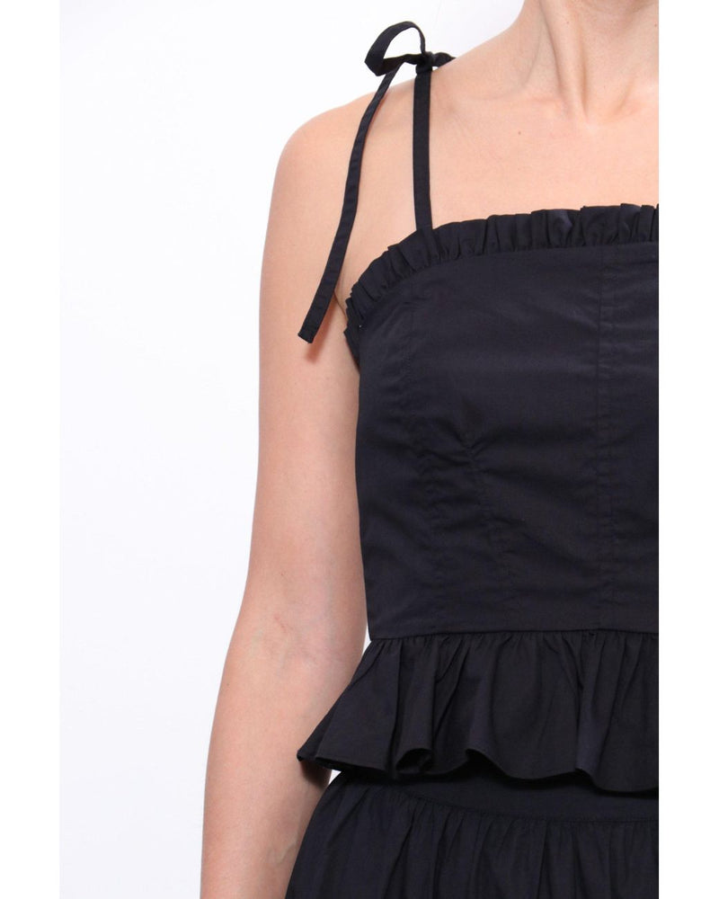 Filipa Poplin Tank Apparel Ulla Johnson 0 Noir 