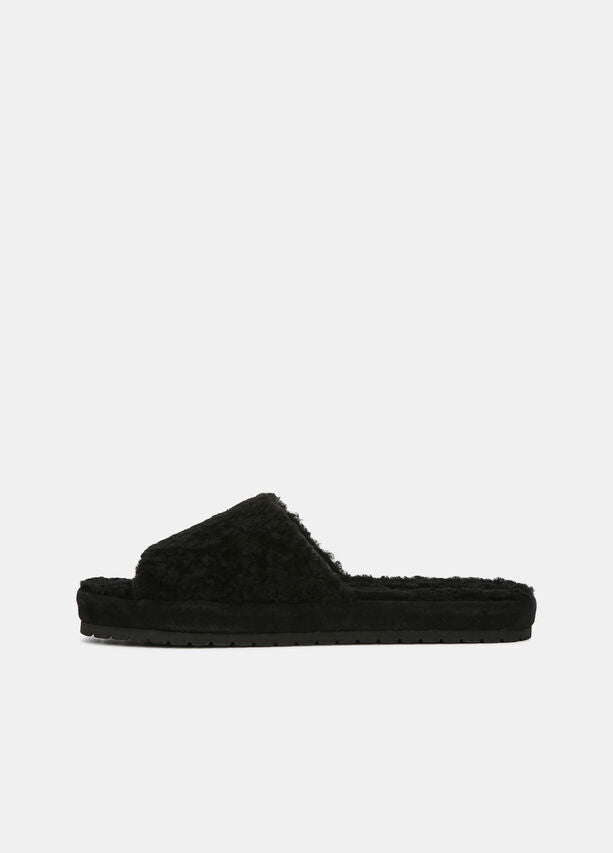 Shearling Kalina Slide Sandal Apparel Vince   