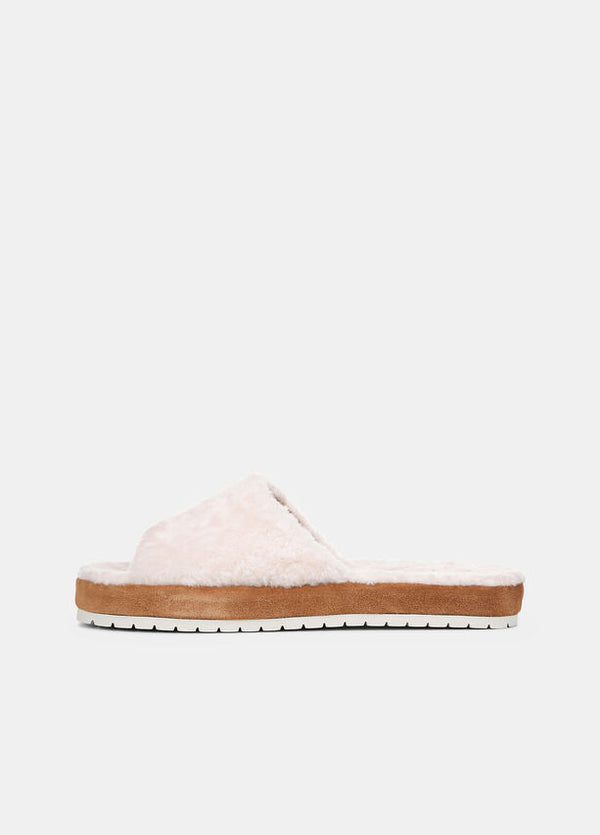 Shearling Kalina Slide Sandal Apparel Vince   