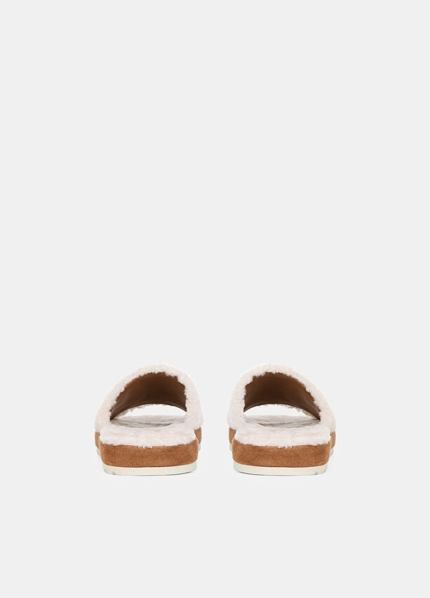 Shearling Kalina Slide Sandal Apparel Vince   