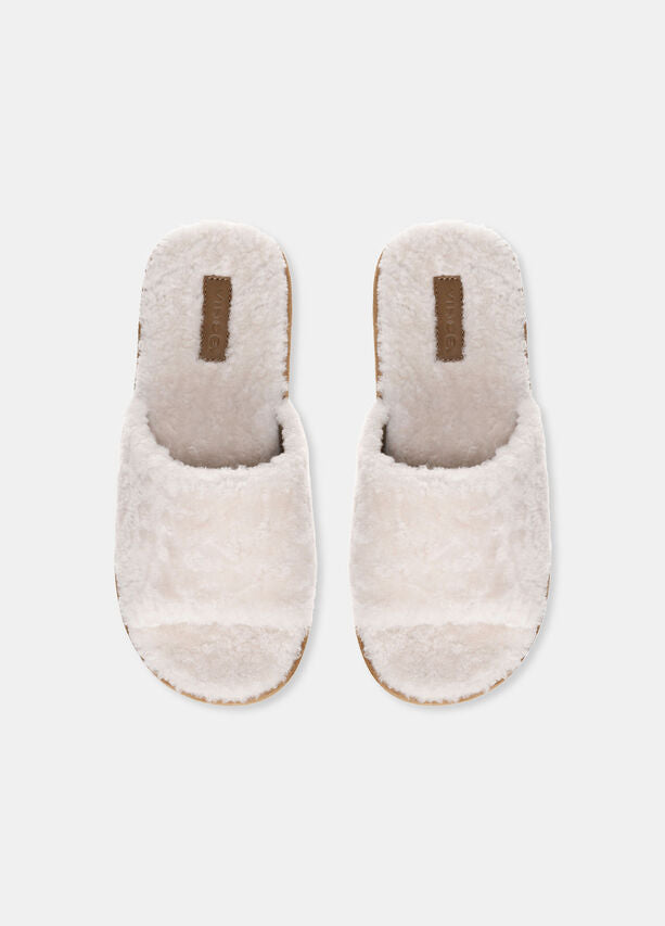 Shearling Kalina Slide Sandal Apparel Vince   