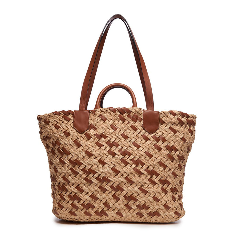 Plage Woven Tote Handbags Welden   
