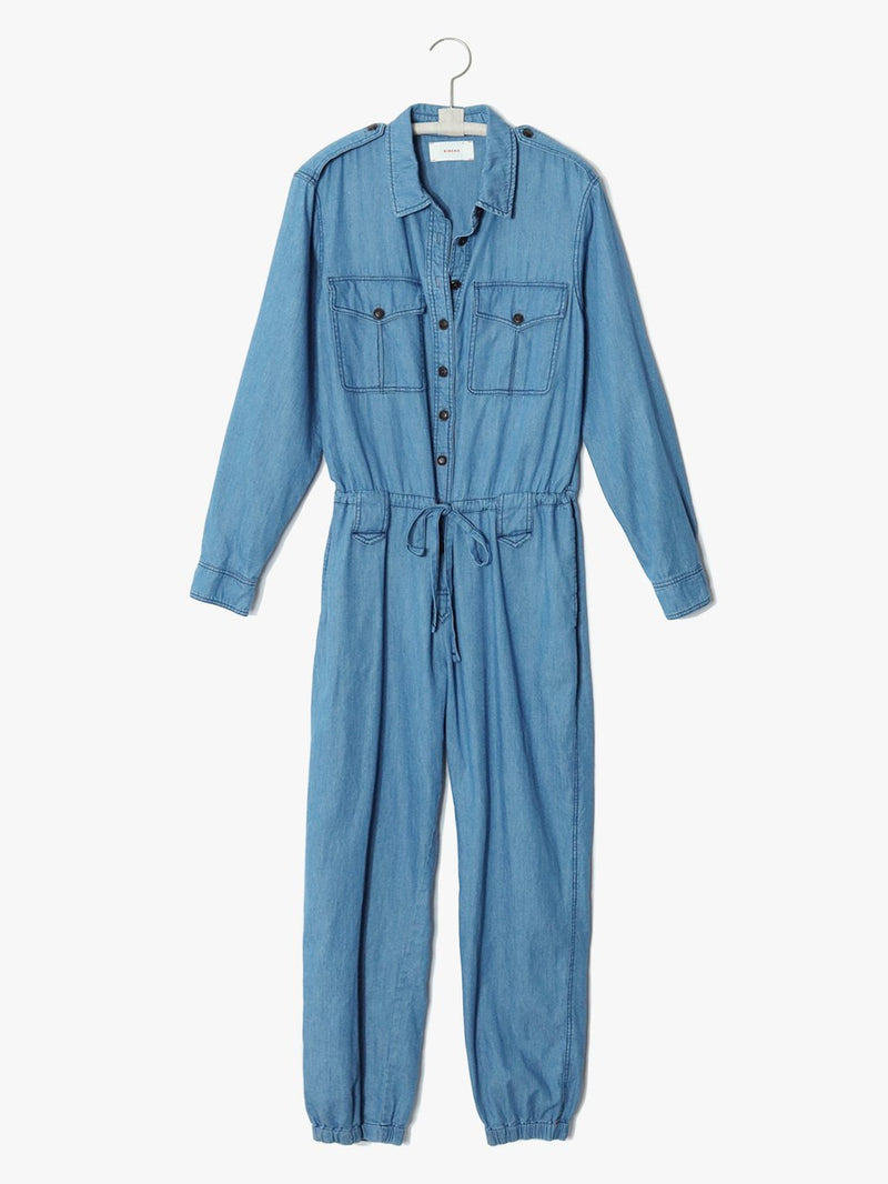 Wyat Chambray Jumpsuit Apparel & Accessories Xirena   