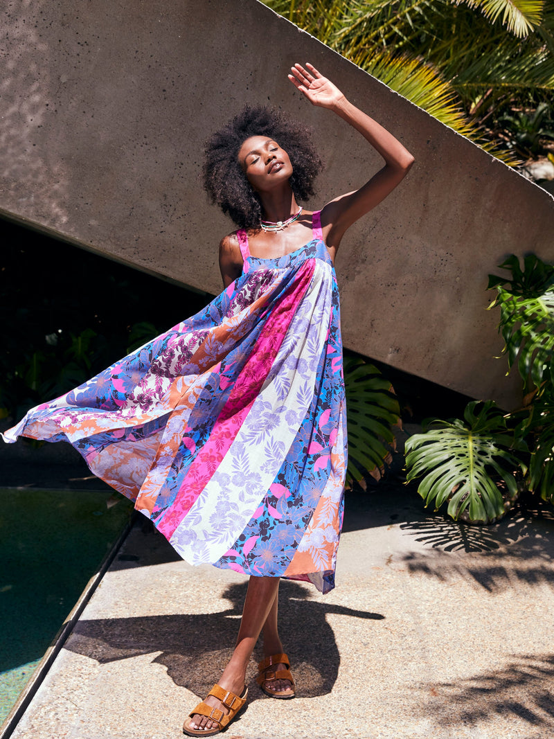 Tatum Midi Dress Apparel Xirena Extra Small Pinks 